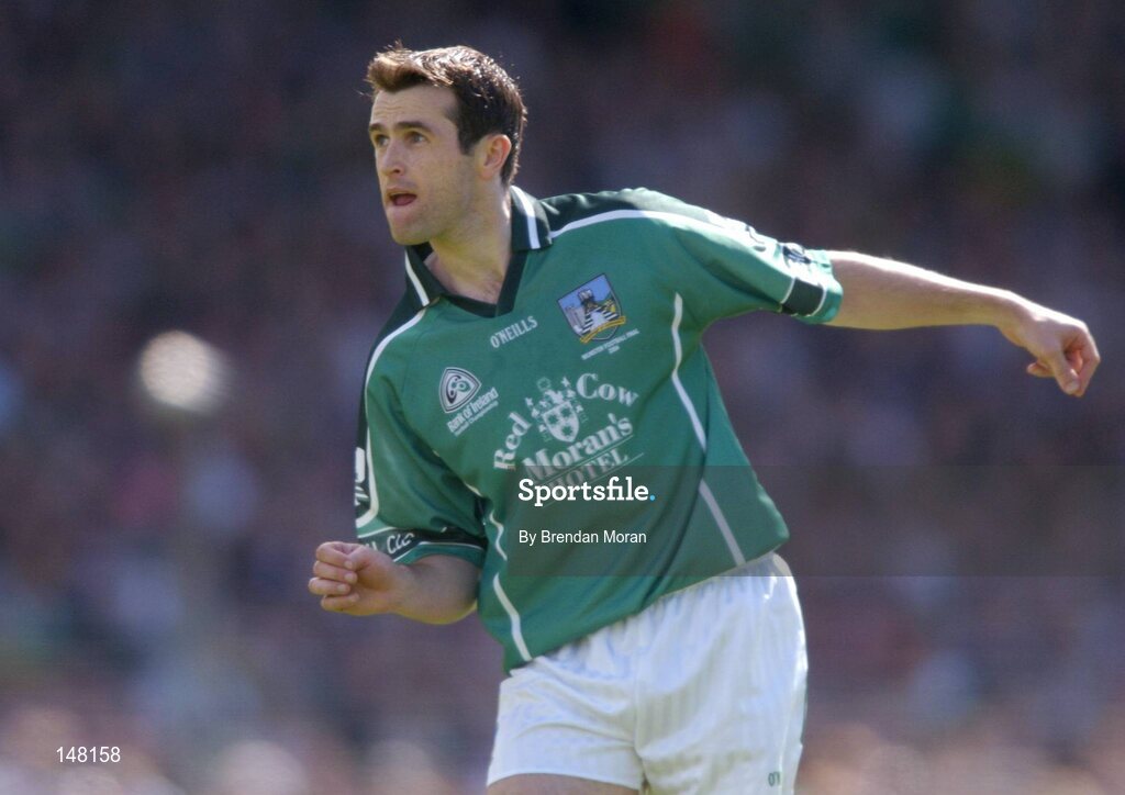 18 July 2004; Muiris Gavin, Limerick. Bank of Ireland Munster Senior Football Championship Final Replay, Kerry v Limerick, Fitzgerald Stadium, Killarney, Co. Kerry. Picture credit; Brendan Moran / SPORTSFILE