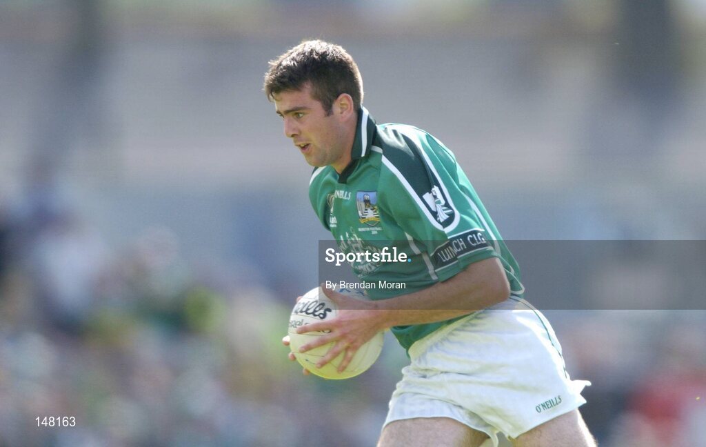 18 July 2004; Conor Mullane, Limerick. Bank of Ireland Munster Senior Football Championship Final Replay, Kerry v Limerick, Fitzgerald Stadium, Killarney, Co. Kerry. Picture credit; Brendan Moran / SPORTSFILE