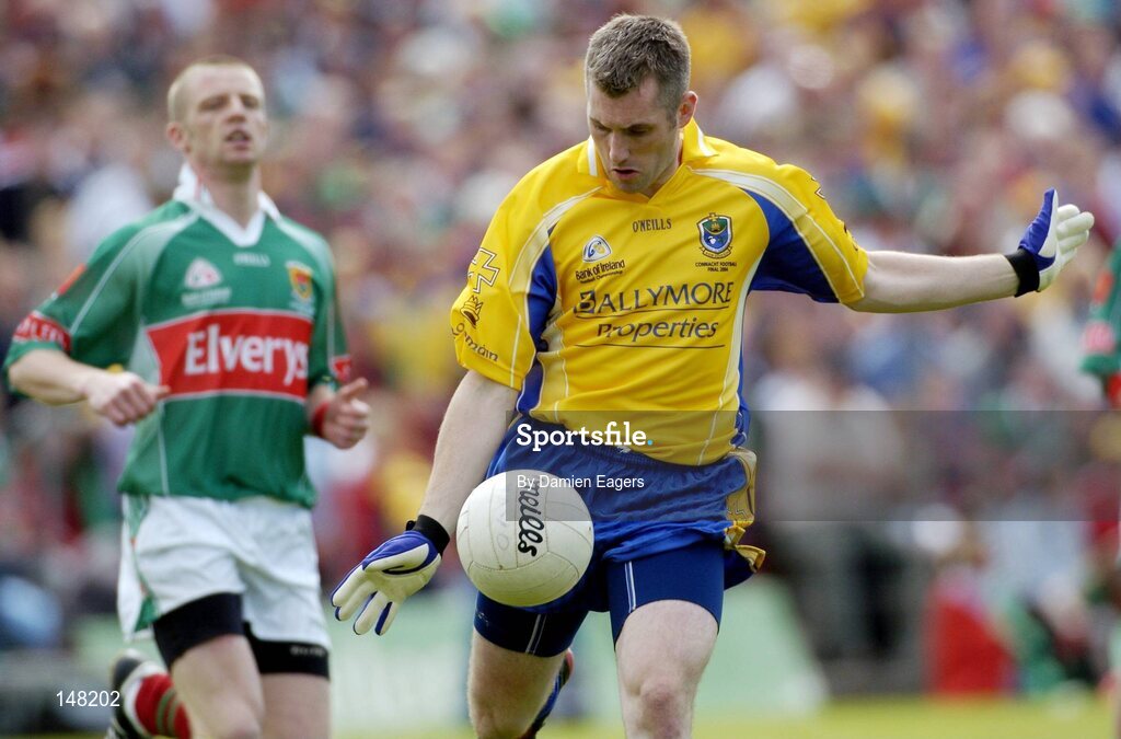 18 July 2004; Ray Cox, Roscommon. Bank of Ireland Connacht Senior Football Championship Final, Mayo v Roscommon, McHale Park, Castlebar, Co. Mayo. Picture credit; Damien Eagers / SPORTSFILE