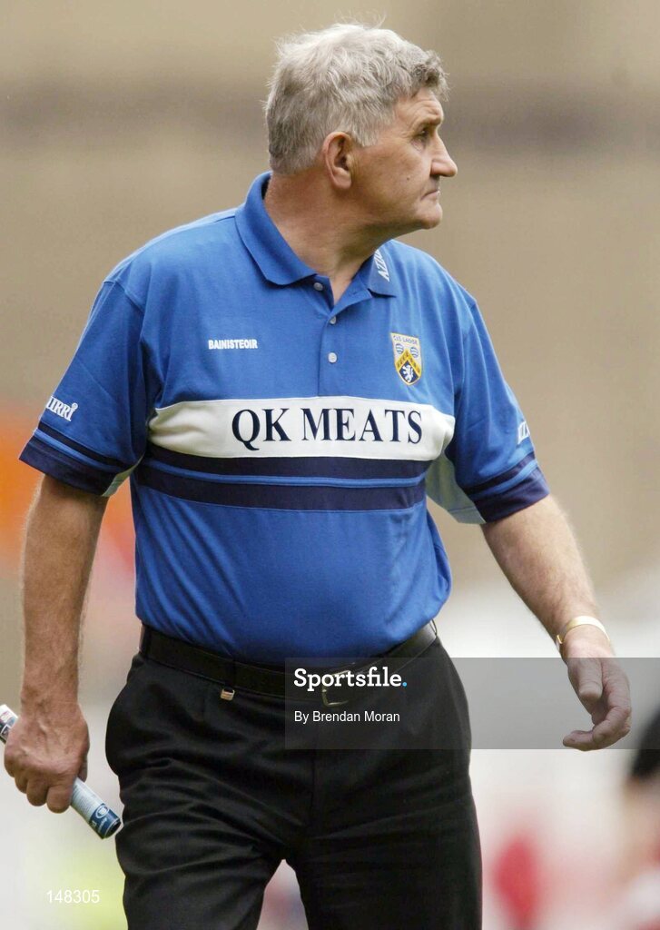 24 July 2004; Laois manager Mick O'Dwyer watches his side in action against Westmeath. Bank of Ireland Leinster Senior Football Championship Final Replay, Westmeath v Laois, Croke Park, Dublin. Picture credit; Brendan Moran / SPORTSFILE