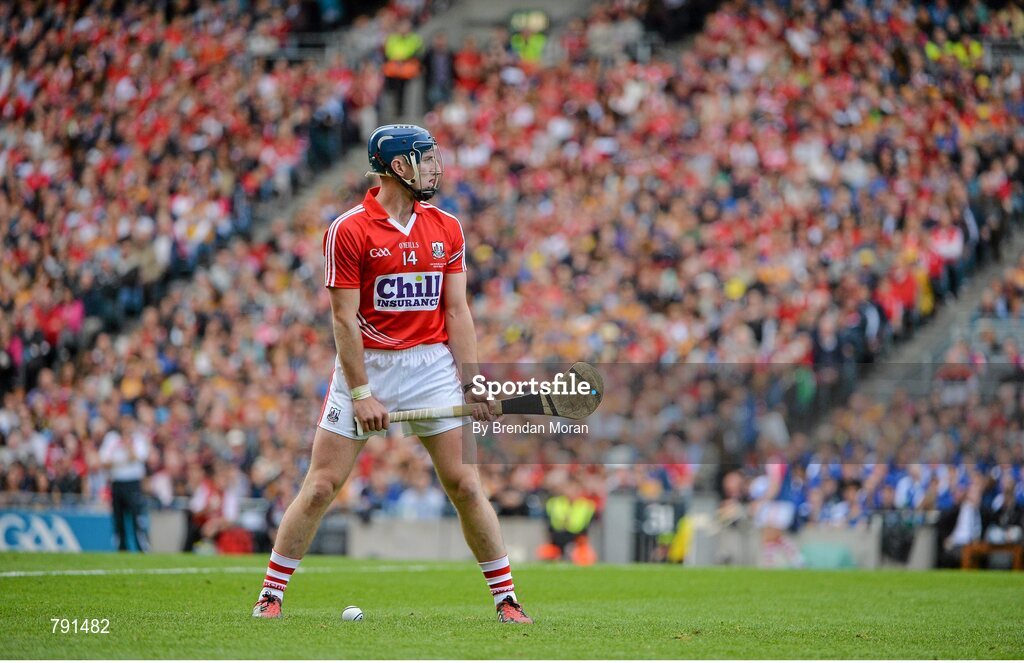 8 September 2013; Patrick Horgan, Cork. GAA Hurling All-Ireland Senior Championship Final, Cork v Clare, Croke Park, Dublin. Picture credit: Brendan Moran / SPORTSFILE