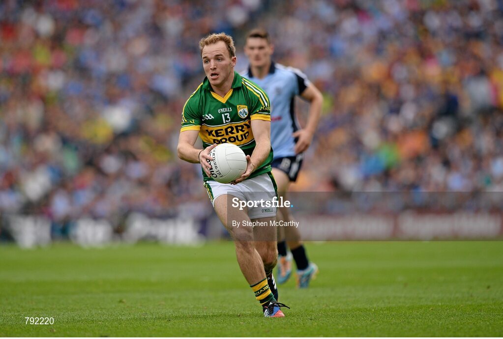 1 September 2013; Darran O'Sullivan, Kerry. GAA Football All-Ireland Senior Championship, Semi-Final, Dublin v Kerry, Croke Park, Dublin. Picture credit: Stephen McCarthy / SPORTSFILE