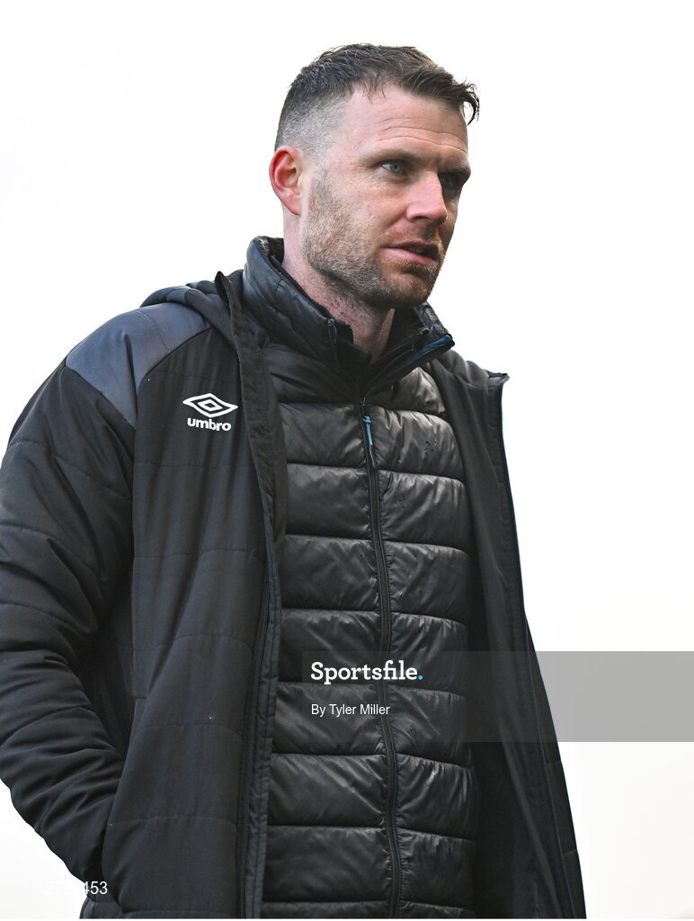 2 March 2024; Athlone Town manager Ciarán Kilduff before the 2024 Women's President's Cup match between Athlone Town and Peamount United at Athlone Town Stadium in Athlone, Westmeath. Photo by Tyler Miller/Sportsfile