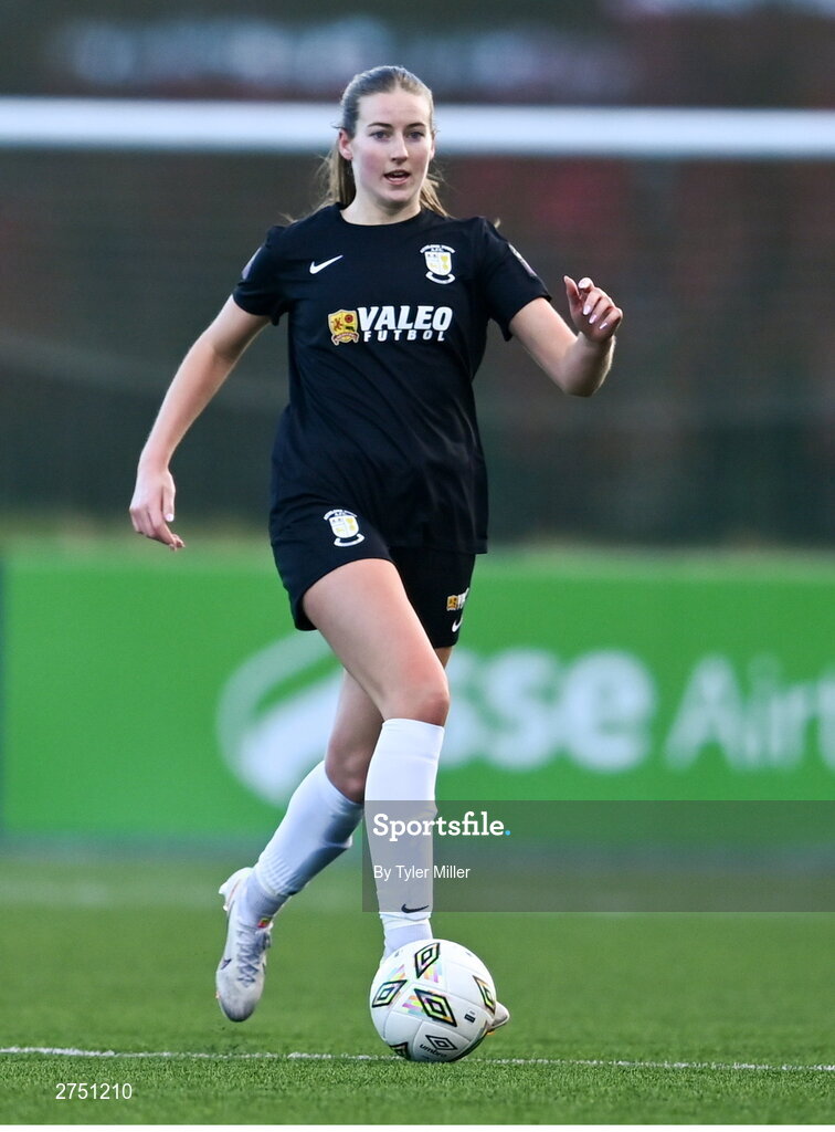 2 March 2024; Jesi Lynne Rossman of Athlone Town during the 2024 Women's President's Cup match between Athlone Town and Peamount United at Athlone Town Stadium in Athlone, Westmeath. Photo by Tyler Miller/Sportsfile
