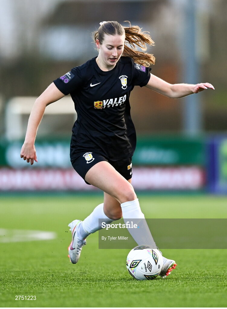 2 March 2024; Jesi Lynne Rossman of Athlone Town during the 2024 Women's President's Cup match between Athlone Town and Peamount United at Athlone Town Stadium in Athlone, Westmeath. Photo by Tyler Miller/Sportsfile