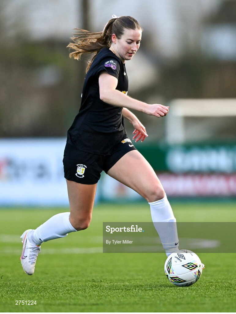 2 March 2024; Jesi Lynne Rossman of Athlone Town during the 2024 Women's President's Cup match between Athlone Town and Peamount United at Athlone Town Stadium in Athlone, Westmeath. Photo by Tyler Miller/Sportsfile
