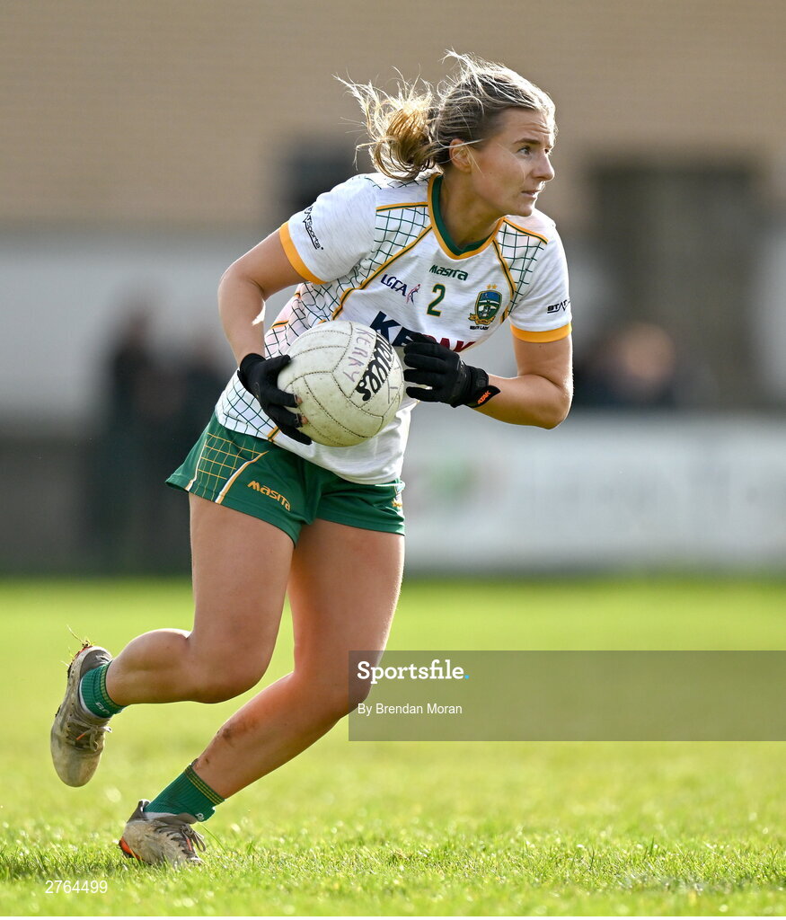 17 March 2024; Katie Newe of Meath during the Lidl LGFA National League Division 1 Round 6 match between Meath and Kerry at Donaghmore Ashbourne GAA Club in Ashbourne, Meath. Photo by Brendan Moran/Sportsfile