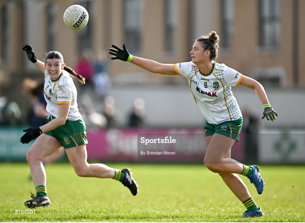 17 March 2024; Máire O’Shaughnessy of Meath during the Lidl LGFA National League Division 1 Round 6 match between Meath and Kerry at Donaghmore Ashbourne GAA Club in Ashbourne, Meath. Photo by Brendan Moran/Sportsfile