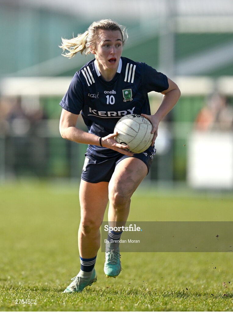17 March 2024; Niamh Carmody of Kerry during the Lidl LGFA National League Division 1 Round 6 match between Meath and Kerry at Donaghmore Ashbourne GAA Club in Ashbourne, Meath. Photo by Brendan Moran/Sportsfile