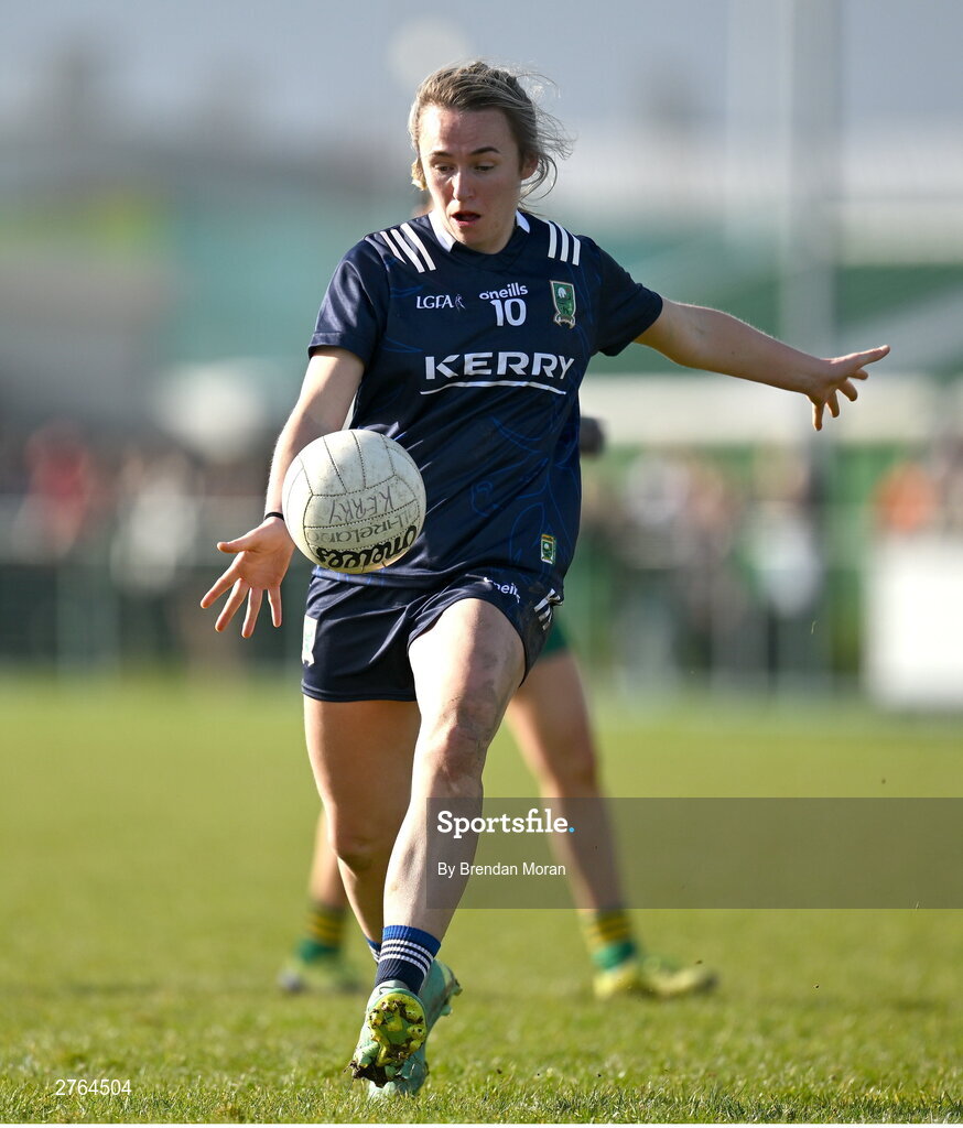 17 March 2024; Niamh Carmody of Kerry during the Lidl LGFA National League Division 1 Round 6 match between Meath and Kerry at Donaghmore Ashbourne GAA Club in Ashbourne, Meath. Photo by Brendan Moran/Sportsfile