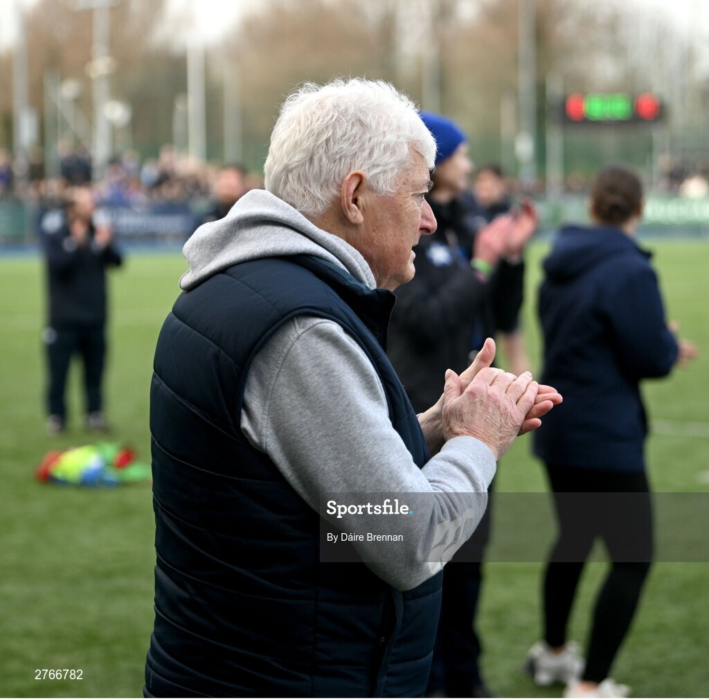 20 March 2024; Rodney O'Donnell of St Mary's College after the Bank of Ireland Leinster Schools Junior Cup final match between St Mary's College and Terenure College at Energia Park in Dublin. Photo by Daire Brennan/Sportsfile