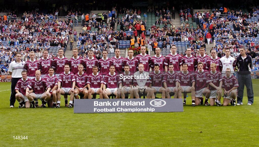 24 July 2004; The Westmeath squad. Bank of Ireland Leinster Senior Football Championship Final Replay, Westmeath v Laois, Croke Park, Dublin. Picture credit; Ray McManus / SPORTSFILE