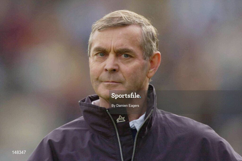 24 July 2004; Donegal manager Brian McEniff pictured during the match. Bank of Ireland Senior Football Championship Qualifier, Round 4, Fermanagh v Donegal, Tighernach's Park, Clones. Co. Monaghan. Picture credit; Damien Eagers / SPORTSFILE