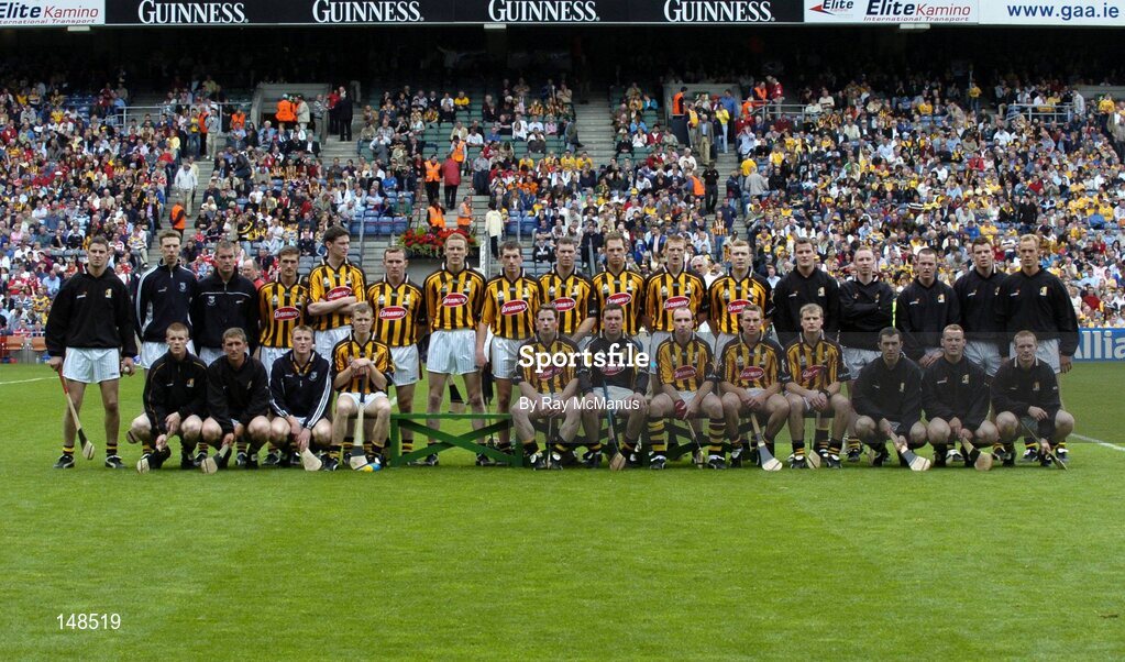 25 July 2004; The Kilkenny squad. Guinness All-Ireland Senior Hurling Championship, Quarter Final, Clare v Kilkenny, Croke Park, Dublin. Picture credit; Ray McManus / SPORTSFILE
