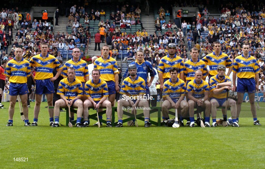 25 July 2004; The Clare team. Guinness All-Ireland Senior Hurling Championship, Quarter Final, Clare v Kilkenny, Croke Park, Dublin. Picture credit; Ray McManus / SPORTSFILE