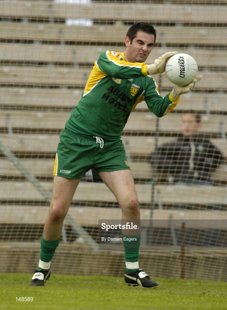 24 July 2004; Paul Durcan, Donegal goalkeeper. Bank of Ireland Senior Football Championship Qualifier, Round 4, Fermanagh v Donegal, Tighernach's Park, Clones. Co. Monaghan. Picture credit; Damien Eagers / SPORTSFILE