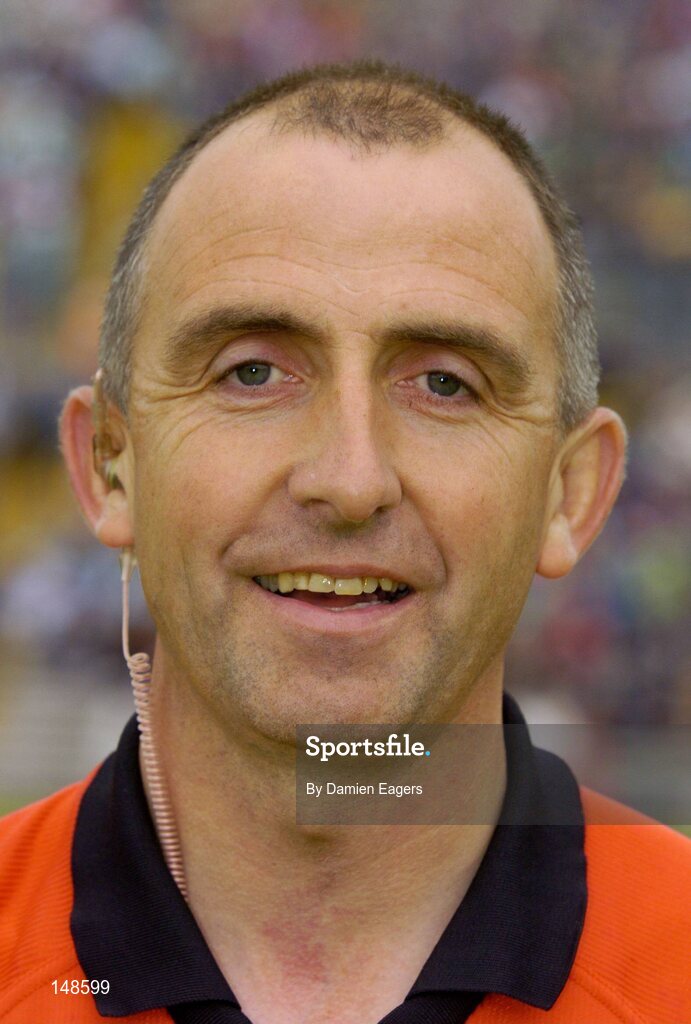 24 July 2004; Seamus McCormack, linesman and referee. Bank of Ireland Senior Football Championship Qualifier, Round 4, Fermanagh v Donegal, Tighernach's Park, Clones. Co. Monaghan. Picture credit; Damien Eagers / SPORTSFILE