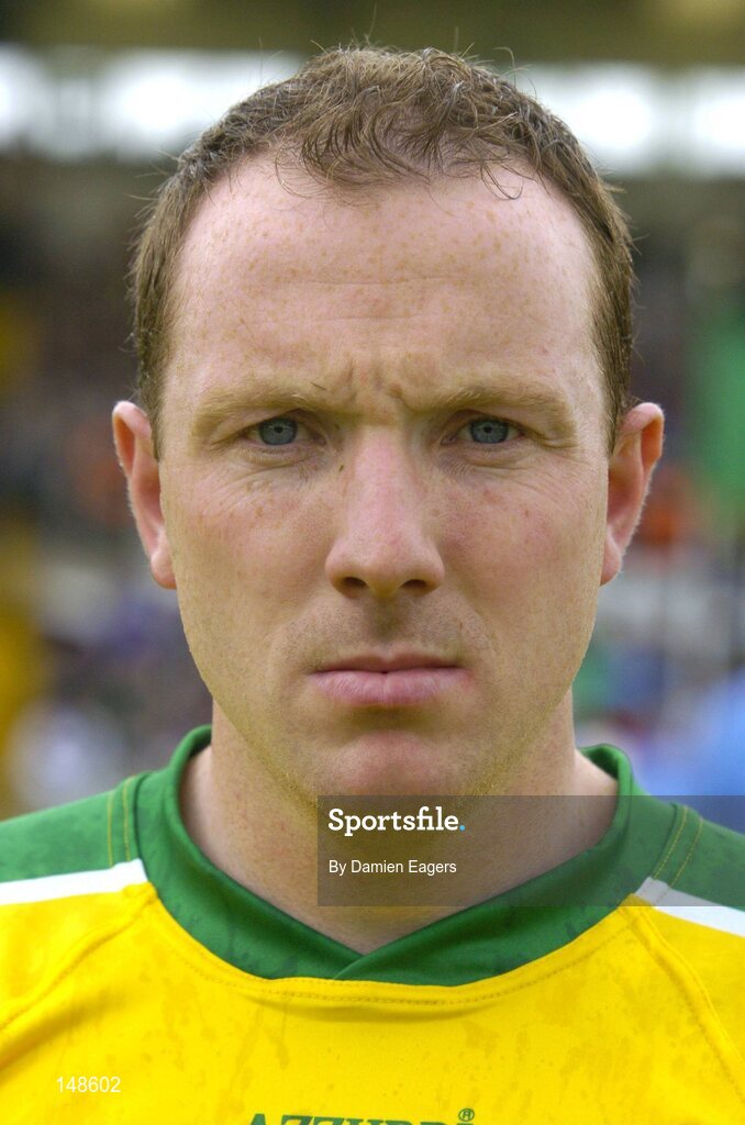 24 July 2004; Donegal captain Adrian Sweeney. Bank of Ireland Senior Football Championship Qualifier, Round 4, Fermanagh v Donegal, Tighernach's Park, Clones. Co. Monaghan. Picture credit; Damien Eagers / SPORTSFILE