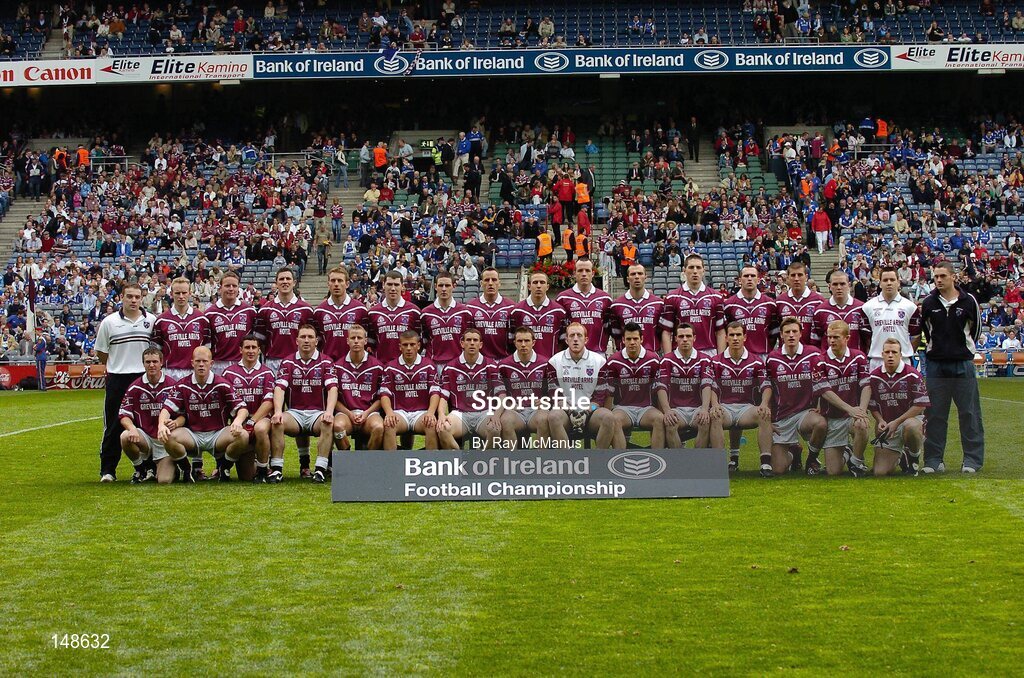 24 July 2004; The Westmeath team. Bank of Ireland Leinster Senior Football Championship Final Replay, Westmeath v Laois, Croke Park, Dublin. Picture credit; Brendan Moran / SPORTSFILE