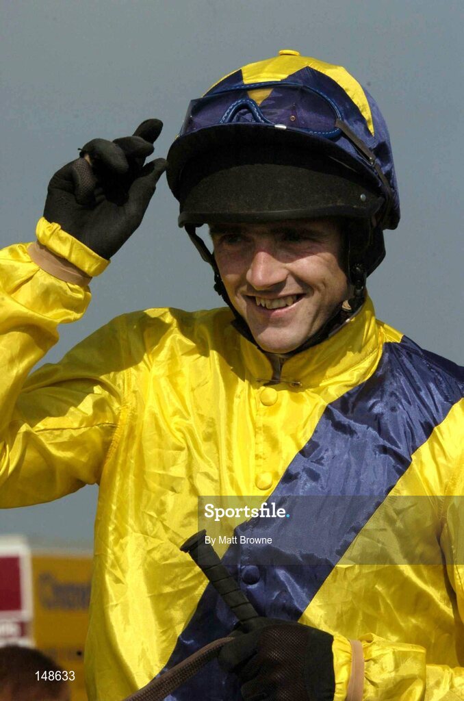 27 July 2004; Ruby Walsh, pictured after winning the Albatros Feeds Maiden Hurdle on Posh Paddy. Galway Races, Ballybrit, Co. Galway. Picture credit; Matt Browne / SPORTSFILE