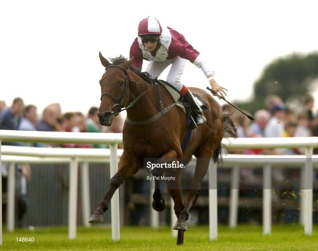 27 July 2004; Loyal, with Fran Berry up, races clear of the field on their way to winning the McDonagh Builders Trade Centre Handicap. Galway Races, Ballybrit, Co. Galway. Picture credit; Pat Murphy / SPORTSFILE
