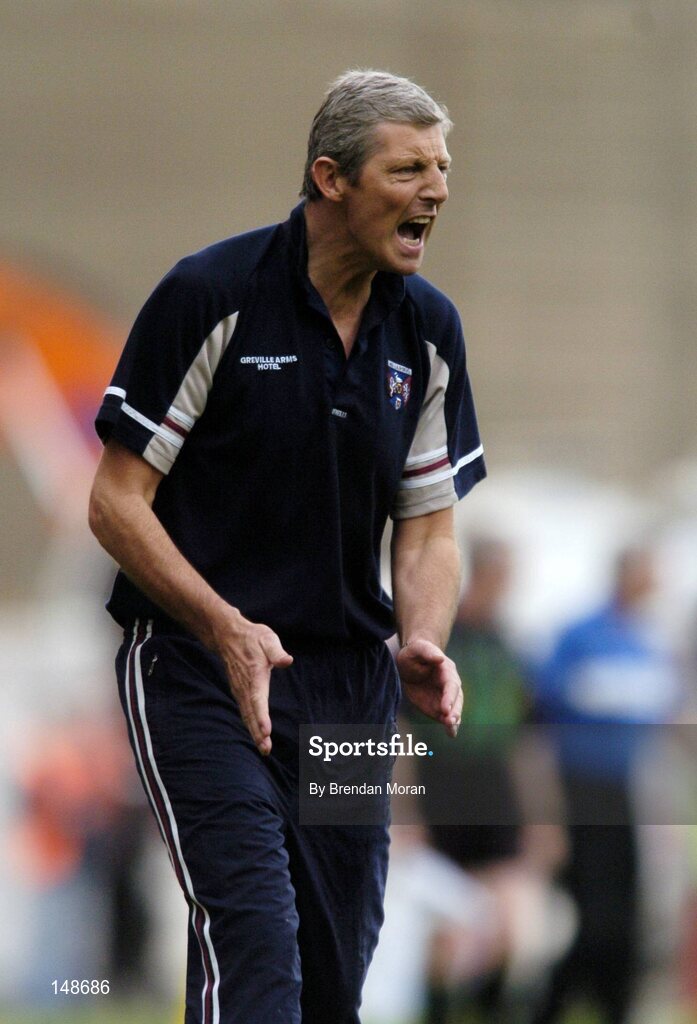 24 July 2004; Tomas O Flatharta, Westmeath selector. Bank of Ireland Leinster Senior Football Championship Final Replay, Westmeath v Laois, Croke Park, Dublin. Picture credit; Brendan Moran / SPORTSFILE