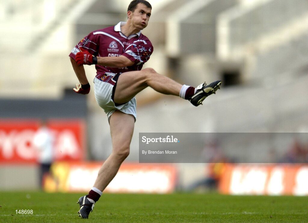 24 July 2004; Dessie Dolan, Westmeath. Bank of Ireland Leinster Senior Football Championship Final Replay, Westmeath v Laois, Croke Park, Dublin. Picture credit; Brendan Moran / SPORTSFILE