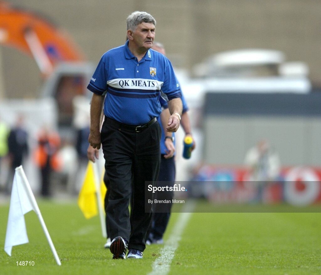 24 July 2004; Mick O'Dwyer, Laois manager. Bank of Ireland Leinster Senior Football Championship Final Replay, Westmeath v Laois, Croke Park, Dublin. Picture credit; Brendan Moran / SPORTSFILE