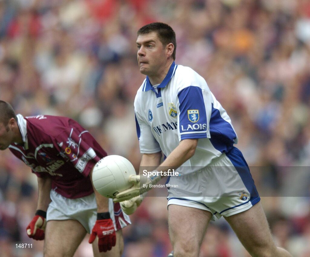 24 July 2004; Fergal Byron, Laois. Bank of Ireland Leinster Senior Football Championship Final Replay, Westmeath v Laois, Croke Park, Dublin. Picture credit; Brendan Moran / SPORTSFILE
