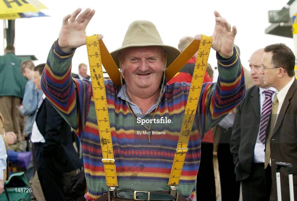 28 July 2004; Mick Lawlee, from Listowel, Co.Kerry, pictured at the Galway Races, Ballybrit, Co. Galway. Picture credit; Matt Browne / SPORTSFILE