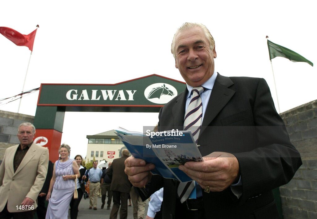 28 July 2004; Christy O'Connor Jnr pictured before the start of the Hewlett-Packard Galway Plate. Galway Races, Ballybrit, Co. Galway. Picture credit; Matt Browne / SPORTSFILE