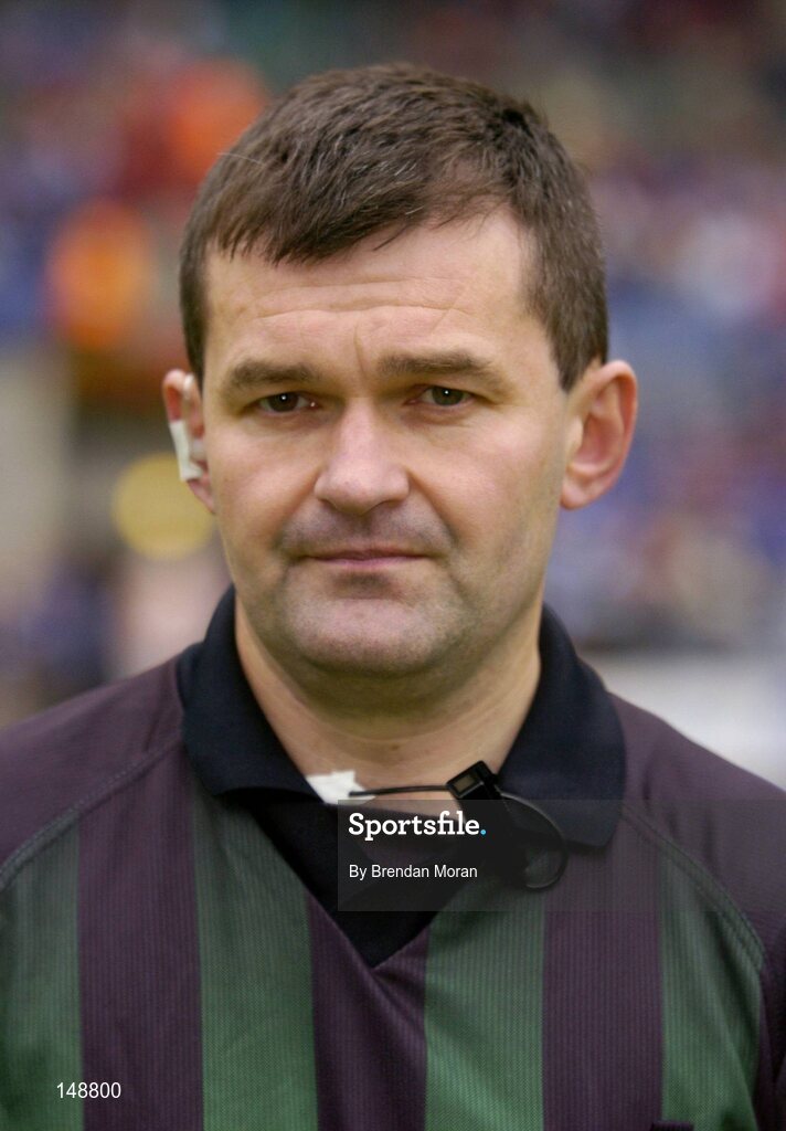 24 July 2004; Michael Daly, Linesman and Referee. Bank of Ireland Leinster Senior Football Championship Final Replay, Westmeath v Laois, Croke Park, Dublin. Picture credit; Brendan Moran / SPORTSFILE