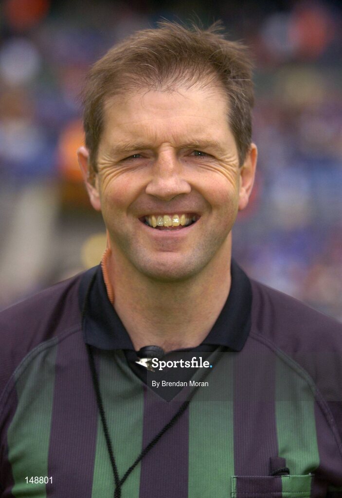 24 July 2004; Michael Monahan, Referee. Bank of Ireland Leinster Senior Football Championship Final Replay, Westmeath v Laois, Croke Park, Dublin. Picture credit; Brendan Moran / SPORTSFILE