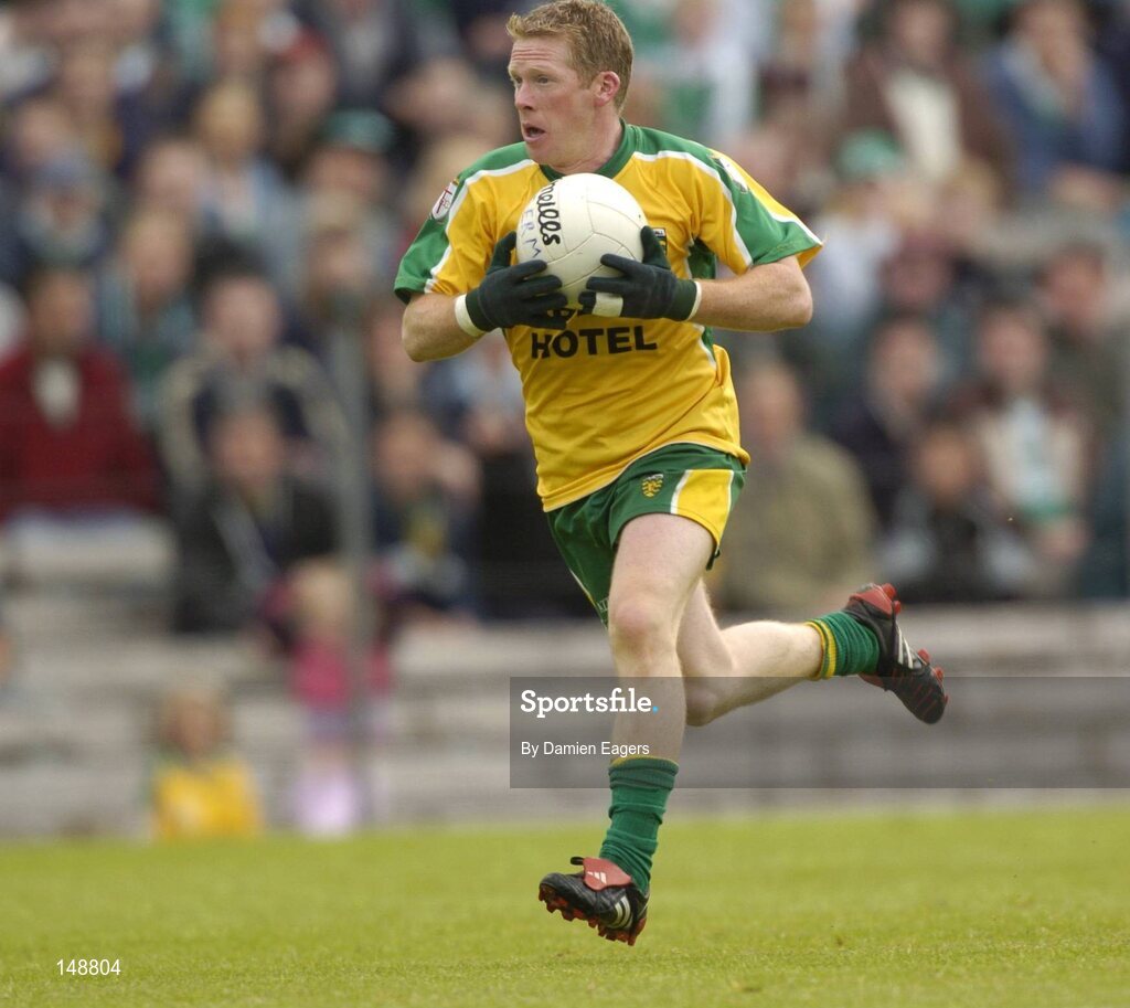 24 July 2004; Brian Roper, Donegal. Bank of Ireland Senior Football Championship Qualifier, Round 4, Fermanagh v Donegal, Tighernach's Park, Clones. Co. Monaghan. Picture credit; Damien Eagers / SPORTSFILE