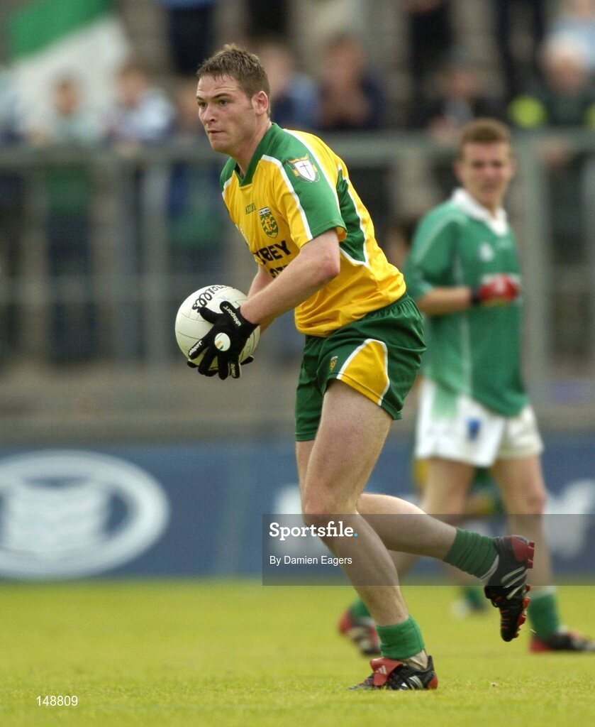 24 July 2004; Brendan Boyle, Donegal. Bank of Ireland Senior Football Championship Qualifier, Round 4, Fermanagh v Donegal, Tighernach's Park, Clones. Co. Monaghan. Picture credit; Damien Eagers / SPORTSFILE
