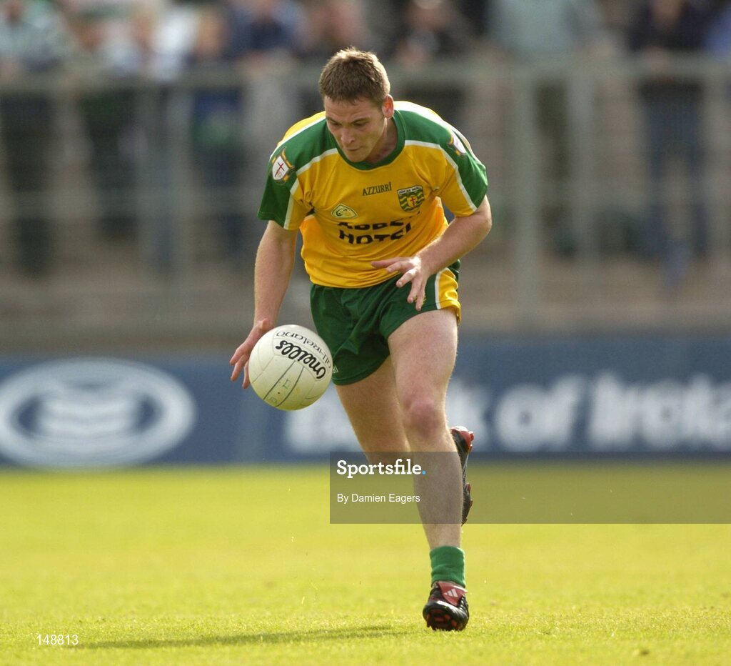 24 July 2004; Brendan Boyle, Donegal. Bank of Ireland Senior Football Championship Qualifier, Round 4, Fermanagh v Donegal, Tighernach's Park, Clones. Co. Monaghan. Picture credit; Damien Eagers / SPORTSFILE