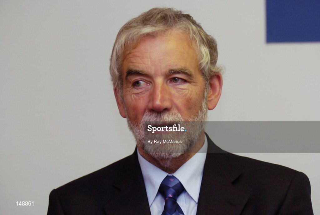 29 July 2004; Seamus McAleere, McAleere and Rushe, at the announcement of an agreement between the GAA and Jurys Doyle Hotel Group plc for the development and lease of a new landmark 4-star hotel at Dublin's Croke Park, which will be located on Jones' Road, the hotel will be named Jurys Croke Park Hotel. Croke Park, Dublin. Picture credit; Ray McManus / SPORTSFILE