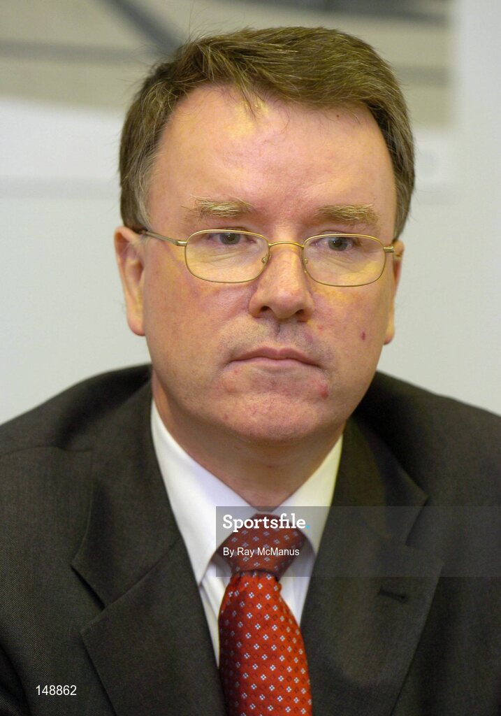 29 July 2004; Pat McCann, Chief Executive, Jurys Doyle Hotel Group plc, at the announcement of an agreement between the GAA and Jurys Doyle Hotel Group plc for the development and lease of a new landmark 4-star hotel at Dublin's Croke Park, which will be located on Jones' Road, the hotel will be named Jurys Croke Park Hotel. Croke Park, Dublin. Picture credit; Ray McManus / SPORTSFILE