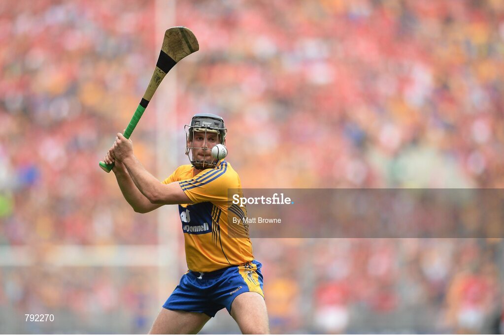 8 September 2013; Colin Ryan, Clare. GAA Hurling All-Ireland Senior Championship Final, Cork v Clare, Croke Park, Dublin. Picture credit: Matt Browne / SPORTSFILE