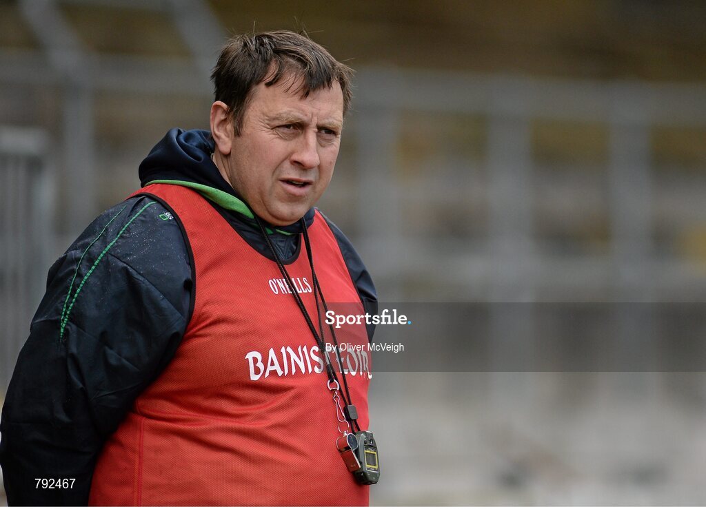 11 May 2013; Seamus McCusker, Fermanagh manager. Lory Meagher Cup, Round 2, Fermanagh v Warwickshire, Brewster Park, Enniskillen, Co. Fermanagh. Picture credit: Oliver McVeigh / SPORTSFILE