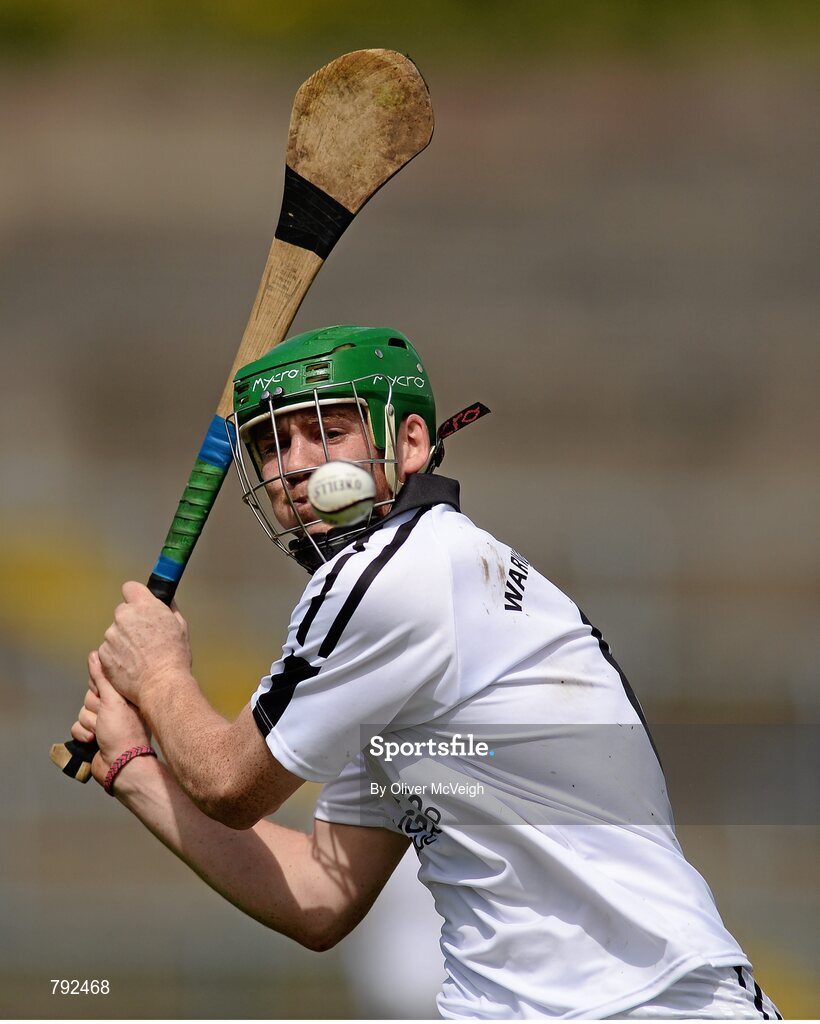 11 May 2013; Conor Robbins, Warwickshire. Lory Meagher Cup, Round 2, Fermanagh v Warwickshire, Brewster Park, Enniskillen, Co. Fermanagh. Picture credit: Oliver McVeigh / SPORTSFILE