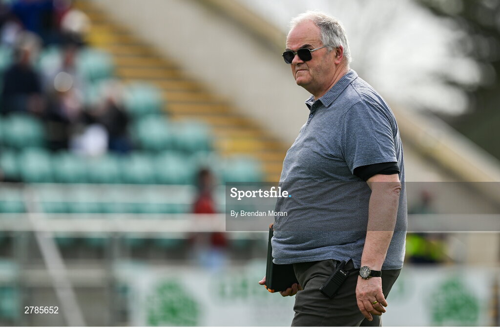 6 April 2024; London County Board secretary John Molloy before the Connacht GAA Football Senior Championship quarter-final match between London and Galway at McGovern Park in Ruislip, England. Photo by Brendan Moran/Sportsfile