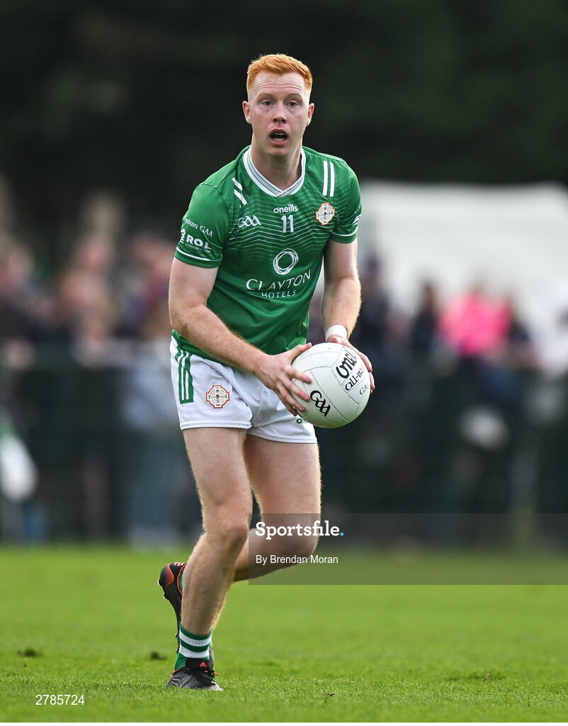 6 April 2024; Daniel Clarke of London during the Connacht GAA Football Senior Championship quarter-final match between London and Galway at McGovern Park in Ruislip, England. Photo by Brendan Moran/Sportsfile