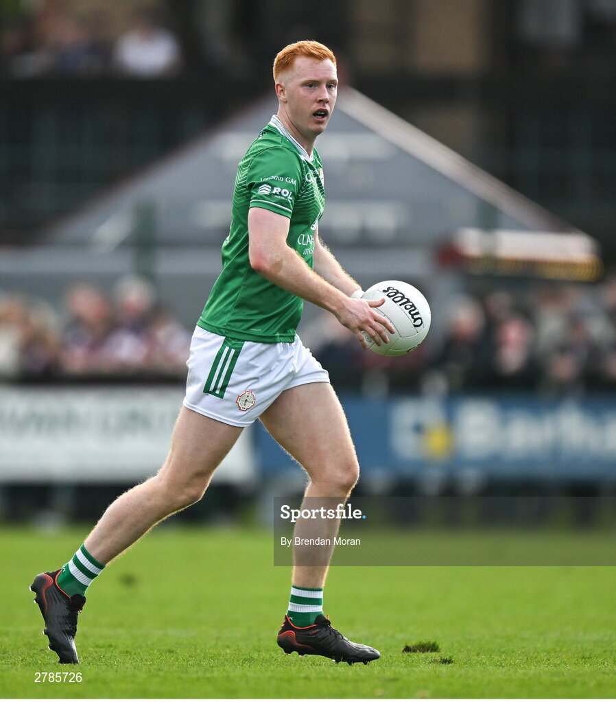 6 April 2024; Daniel Clarke of London during the Connacht GAA Football Senior Championship quarter-final match between London and Galway at McGovern Park in Ruislip, England. Photo by Brendan Moran/Sportsfile