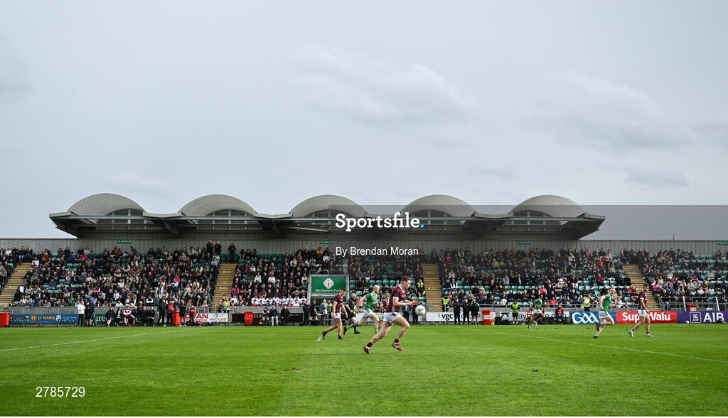 6 April 2024; A general view of the action during the Connacht GAA Football Senior Championship quarter-final match between London and Galway at McGovern Park in Ruislip, England. Photo by Brendan Moran/Sportsfile