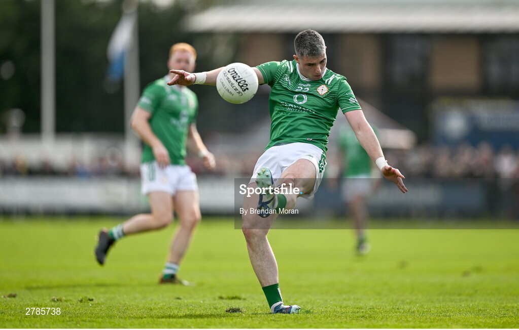 6 April 2024; Patrick Dolan of London during the Connacht GAA Football Senior Championship quarter-final match between London and Galway at McGovern Park in Ruislip, England. Photo by Brendan Moran/Sportsfile