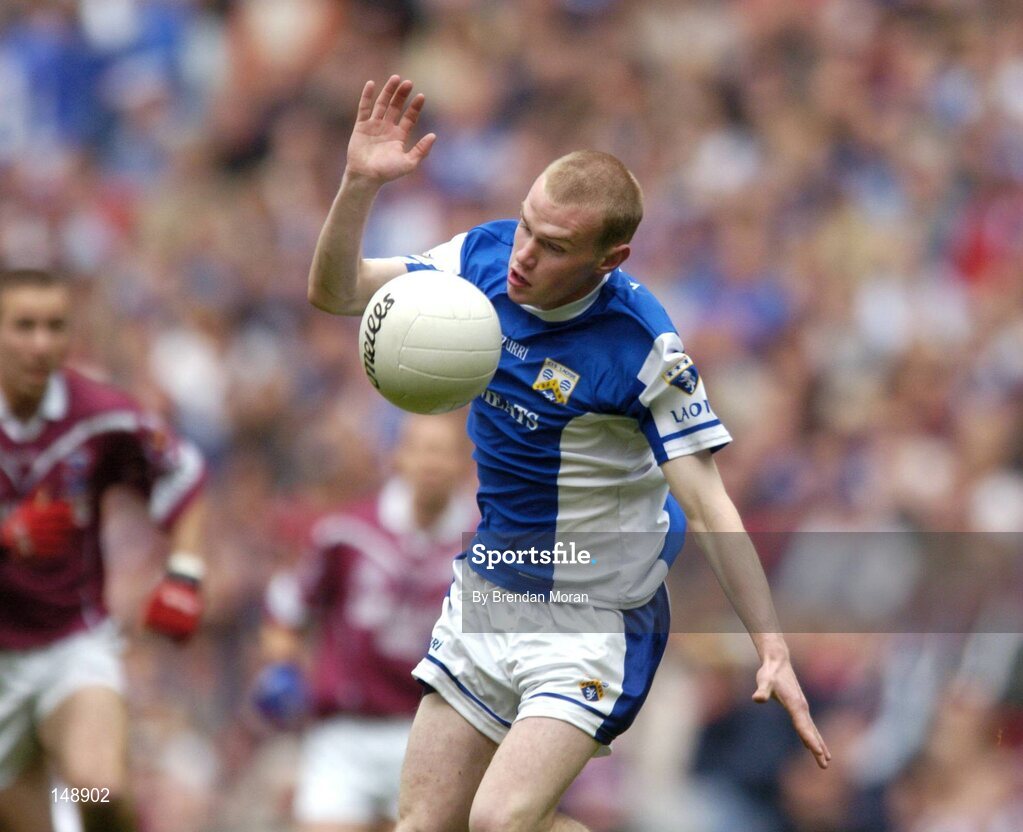 24 July 2004; Donal Brennan, Laois. Bank of Ireland Leinster Senior Football Championship Final Replay, Westmeath v Laois, Croke Park, Dublin. Picture credit; Brendan Moran / SPORTSFILE