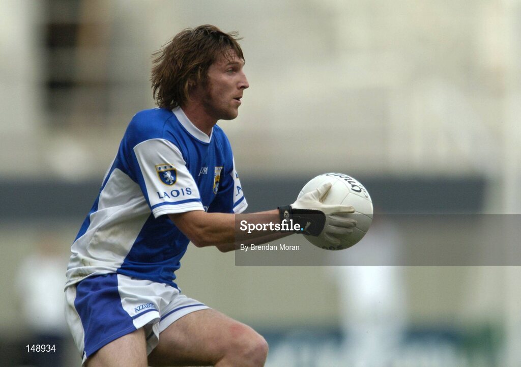 24 July 2004; Colm Parkinson, Laois. Bank of Ireland Leinster Senior Football Championship Final Replay, Westmeath v Laois, Croke Park, Dublin. Picture credit; Brendan Moran / SPORTSFILE
