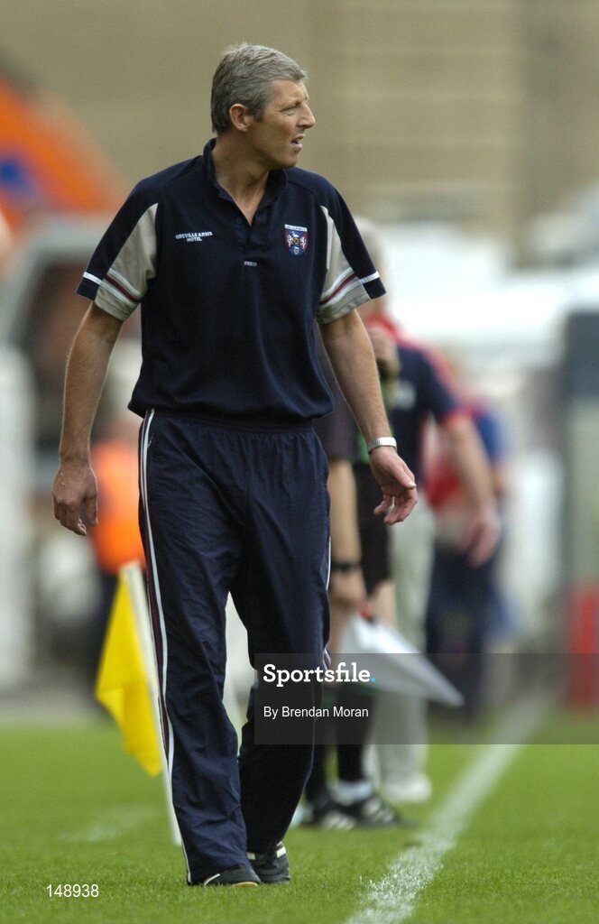 24 July 2004; Tomas O Flatharta, Westmeath selector. Bank of Ireland Leinster Senior Football Championship Final Replay, Westmeath v Laois, Croke Park, Dublin. Picture credit; Brendan Moran / SPORTSFILE