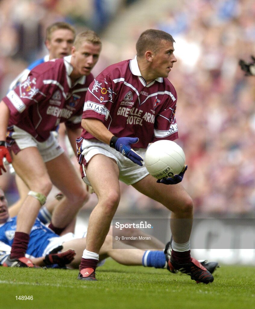 24 July 2004; Alan Mangan, Westmeath. Bank of Ireland Leinster Senior Football Championship Final Replay, Westmeath v Laois, Croke Park, Dublin. Picture credit; Brendan Moran / SPORTSFILE